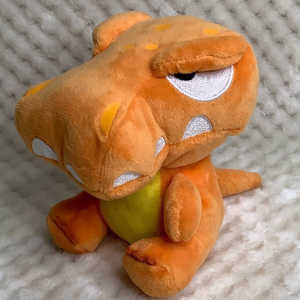 Tiger Head Toys Crackin Eggs Plush Orange Dino with Working Sound Stuffed Animal